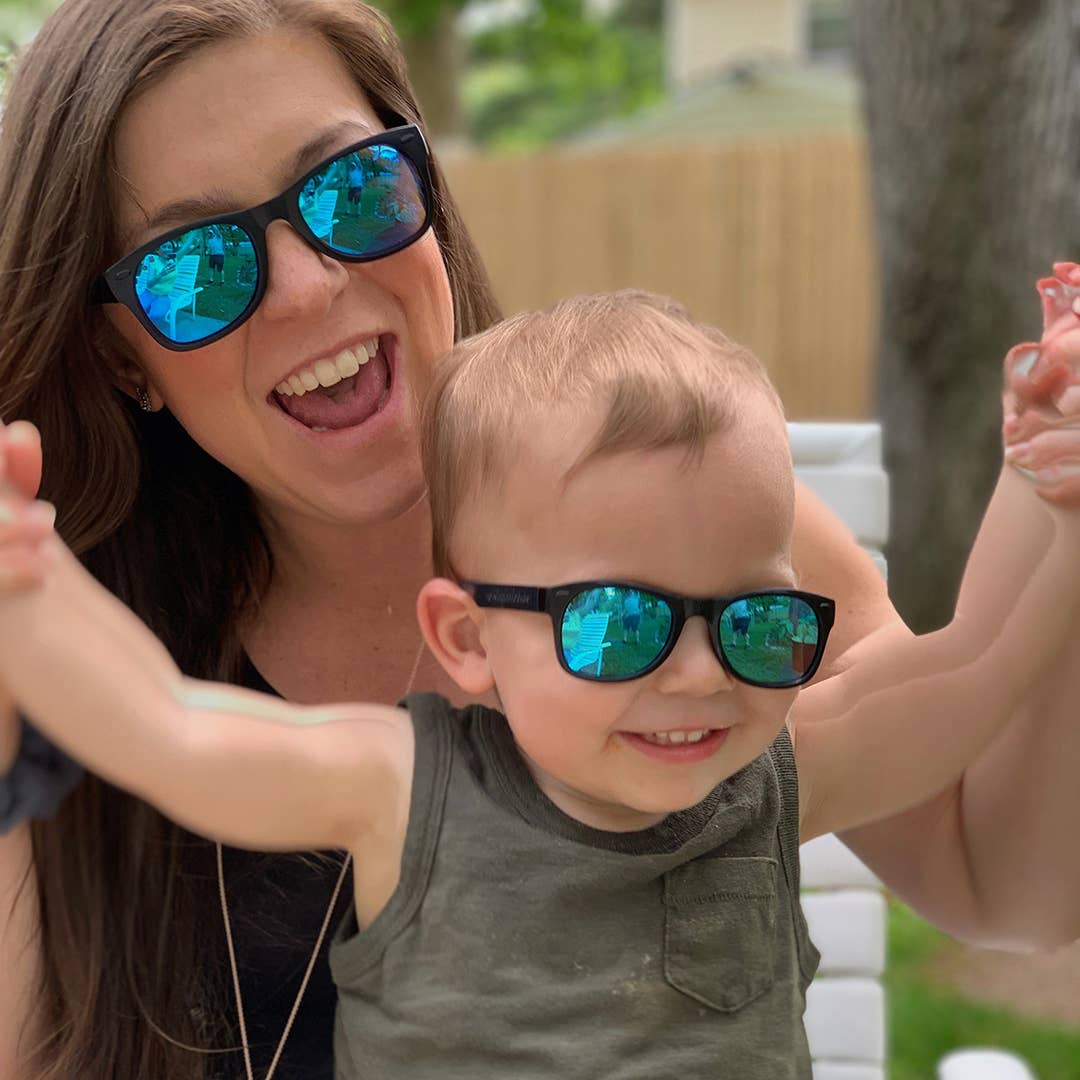 Black Sunglasses for Baby, Kids, Teens & Adults - Wild Child Hat CoRoshambo Eyewear