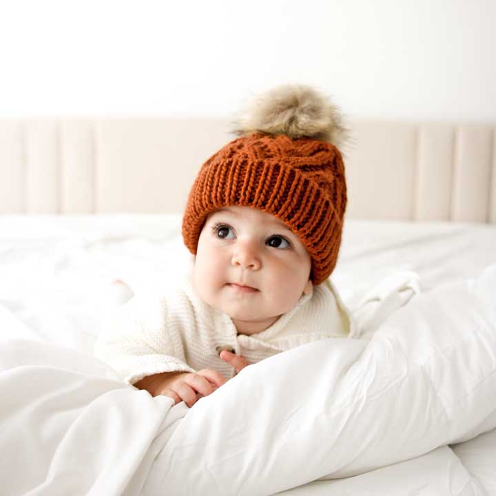 Chili Pop Pom Pom Beanie Hat Baby & Kids SALE - Wild Child Hat CoHuggalugs