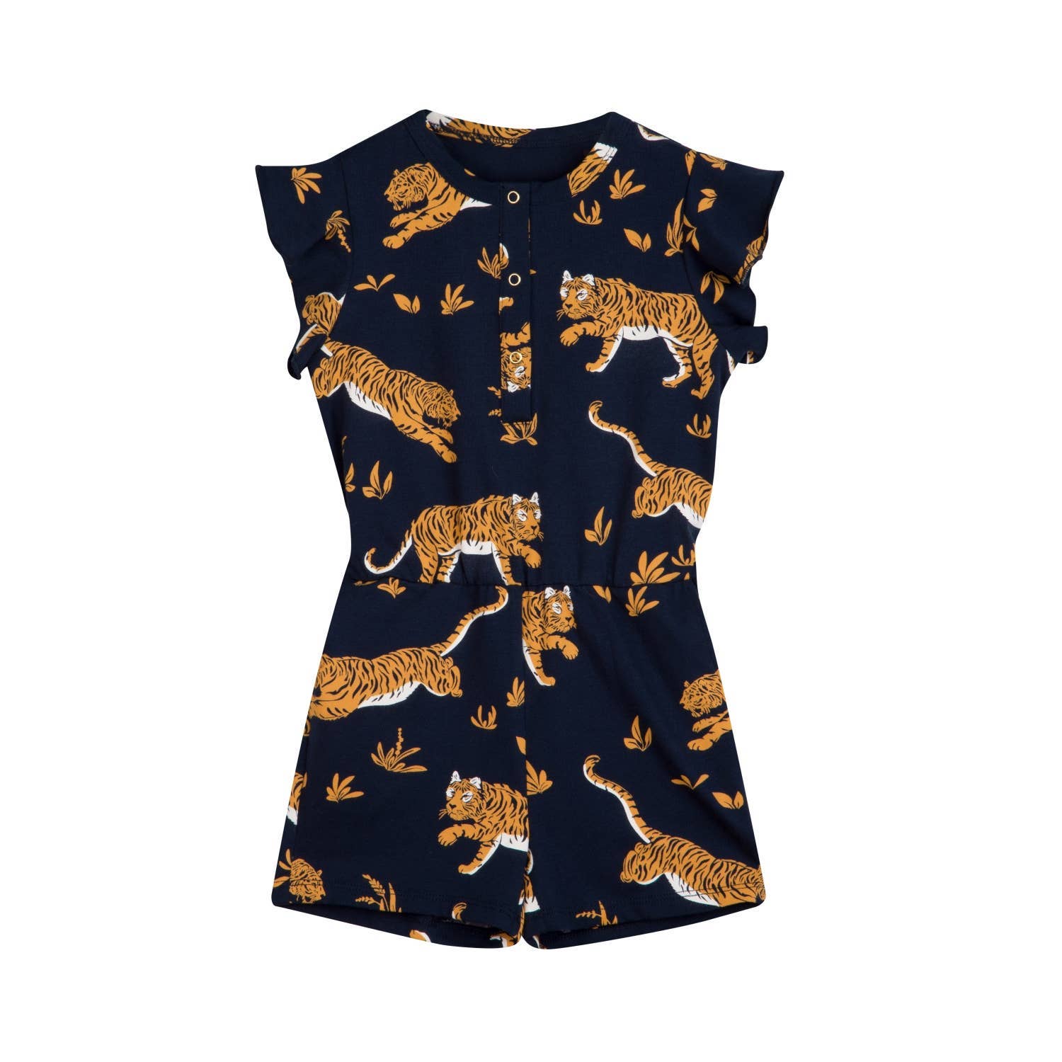Classic tiger playsuit - Wild Child Hat CoThe Striped CatRomper