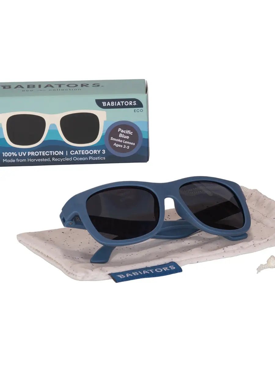 Kids Eco Collection: Navigator Sunglasses in Pacific Blue - Wild Child Hat CoBabiatorsSunglasses