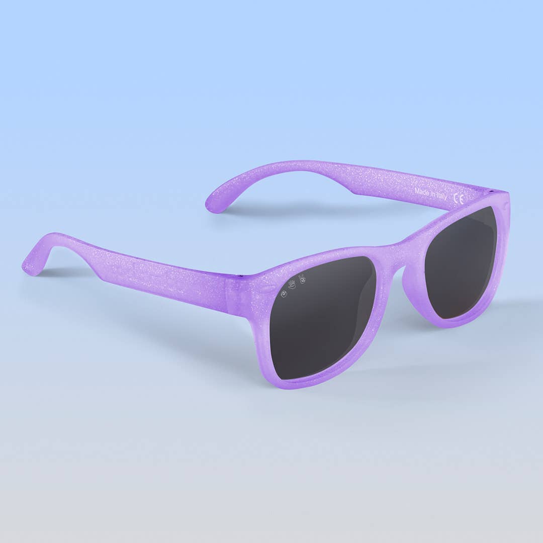 Lavender Glitter Sunglasses - Wild Child Hat CoRoshambo Eyewear