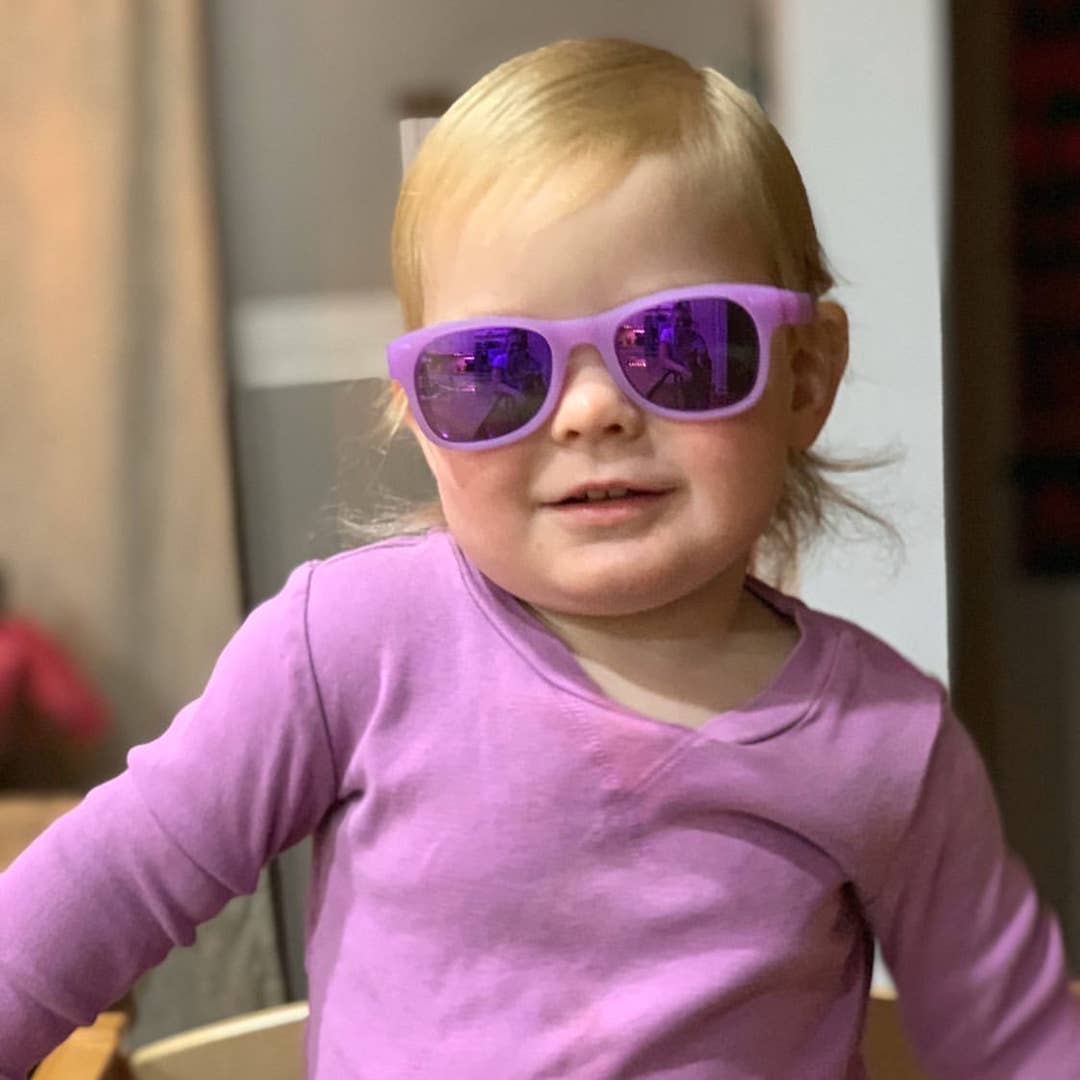 Lavender Glitter Sunglasses - Wild Child Hat CoRoshambo Eyewear