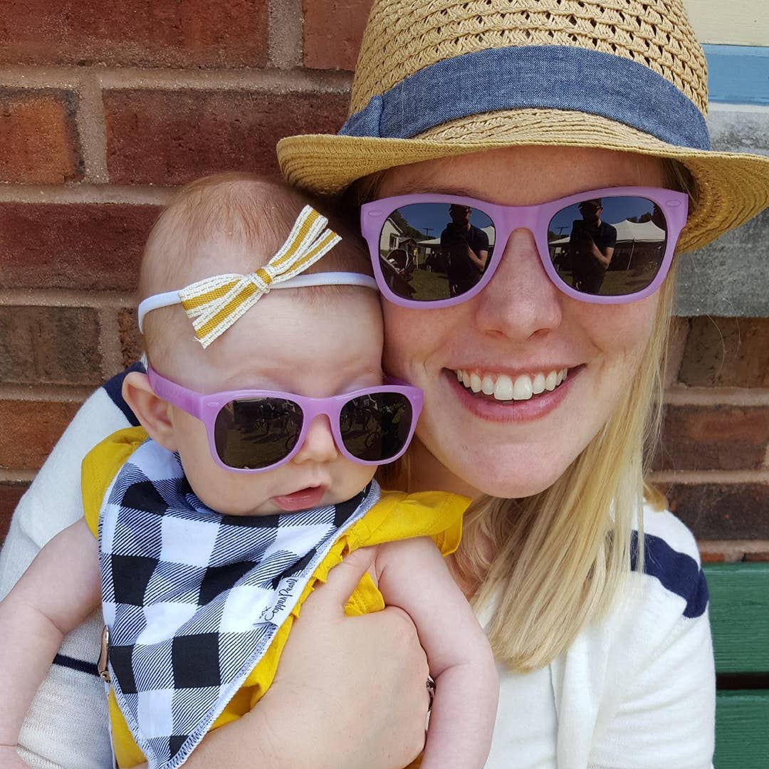 Lavender Glitter Sunglasses - Wild Child Hat CoRoshambo Eyewear