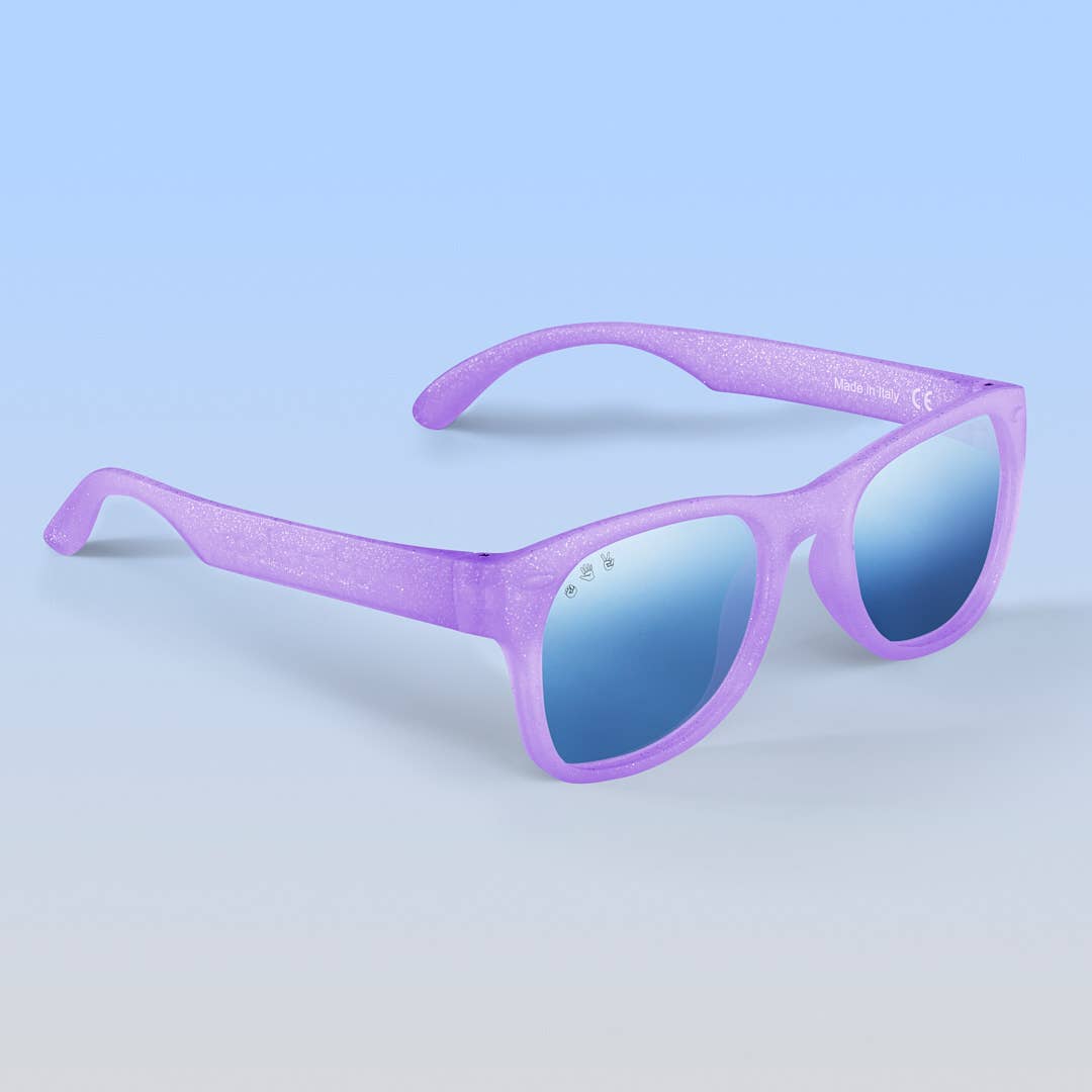 Lavender Glitter Sunglasses - Wild Child Hat CoRoshambo Eyewear