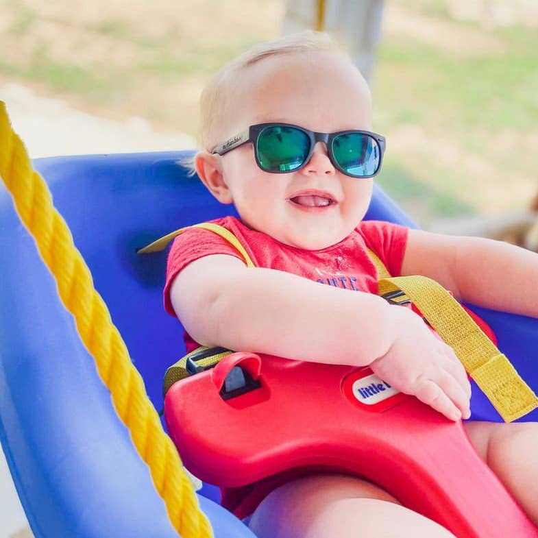 Navy Sunglasses - Wild Child Hat CoRoshambo Eyewear