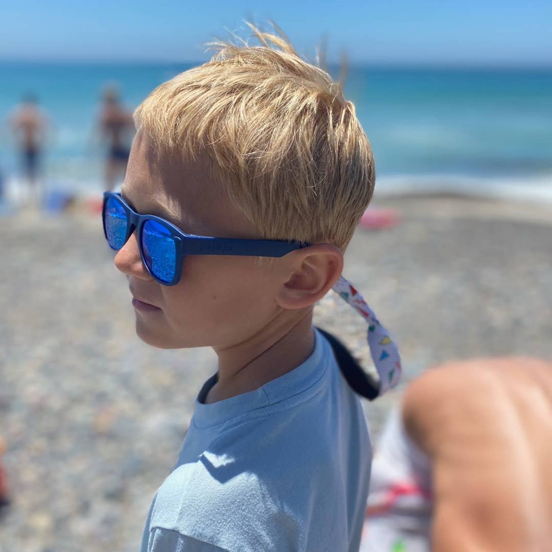 Navy Sunglasses - Wild Child Hat CoRoshambo Eyewear