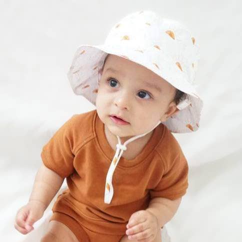 Sunshine Bucket Hat UPF 50+ Baby & Toddler - Wild Child Hat CoHuggalugsSun Hat