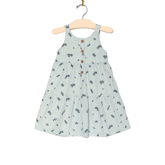 Tiered Tank Dress - Eucalyptus - Wild Child Hat CoCity Mouse Studio