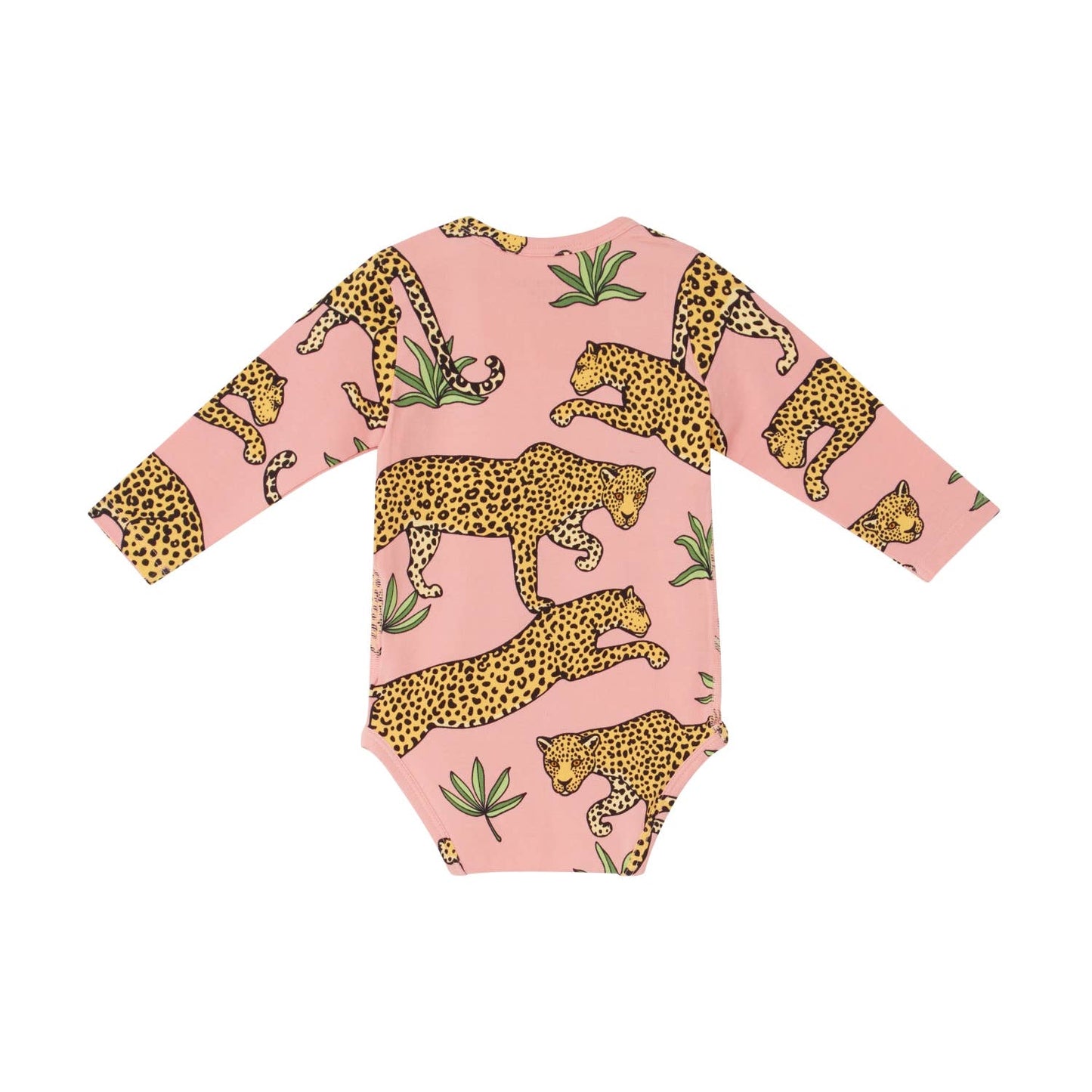 Tropical Jaguar Long Sleeved Onesie - Wild Child Hat CoThe Striped CatOnesie