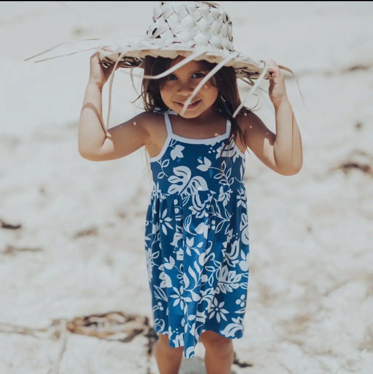 Vintage Pareo Bamboo Dress - Wild Child Hat CoCoco MoonDress