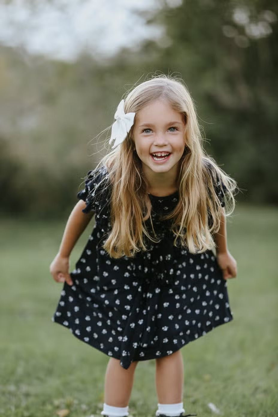 Avery Navy Floral Dress - Wild Child Hat CoNavy FieldsDress