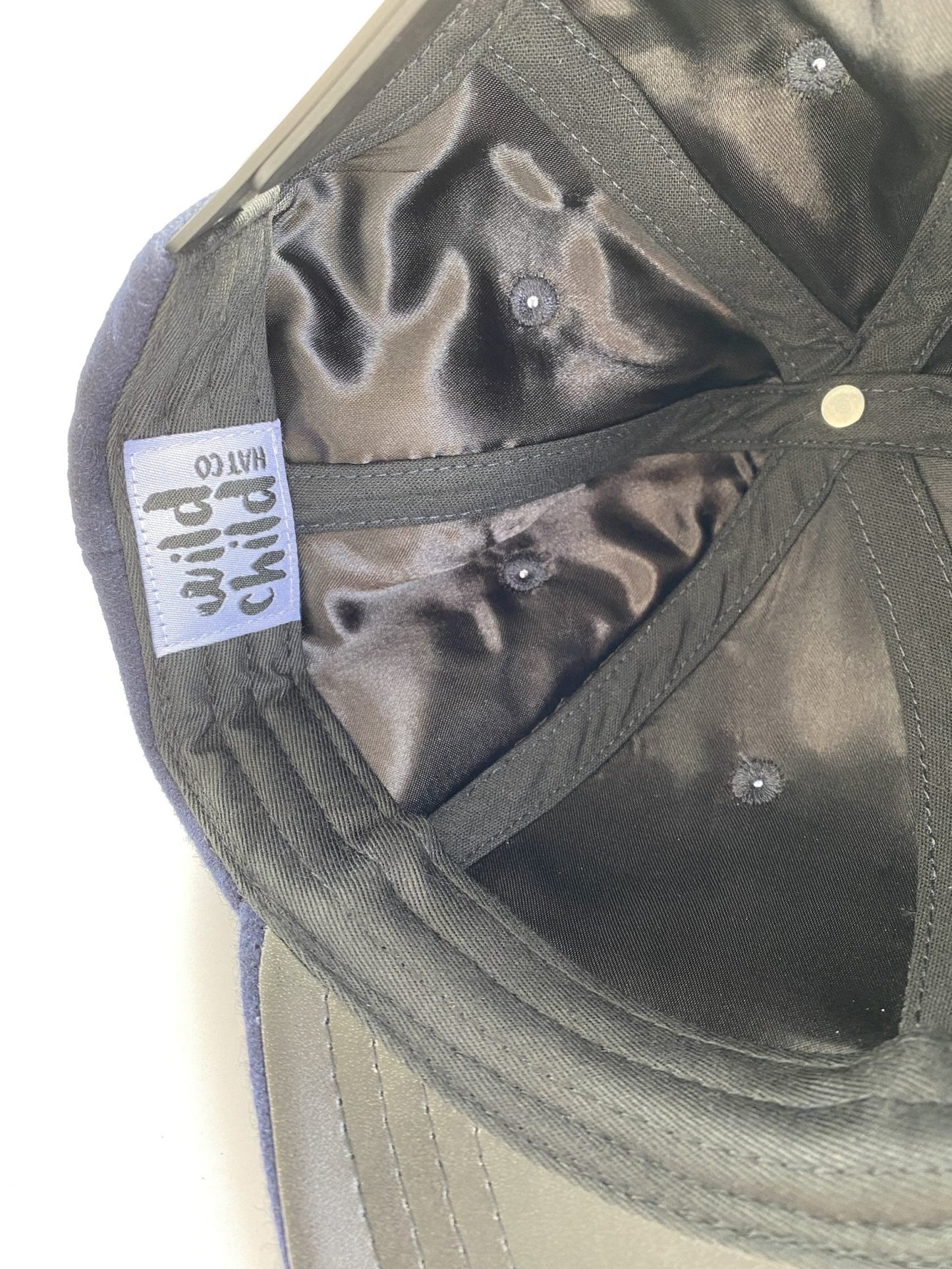 Blue Wool Luxury Ball Cap - Wild Child Hat CoWild Child Hat Co