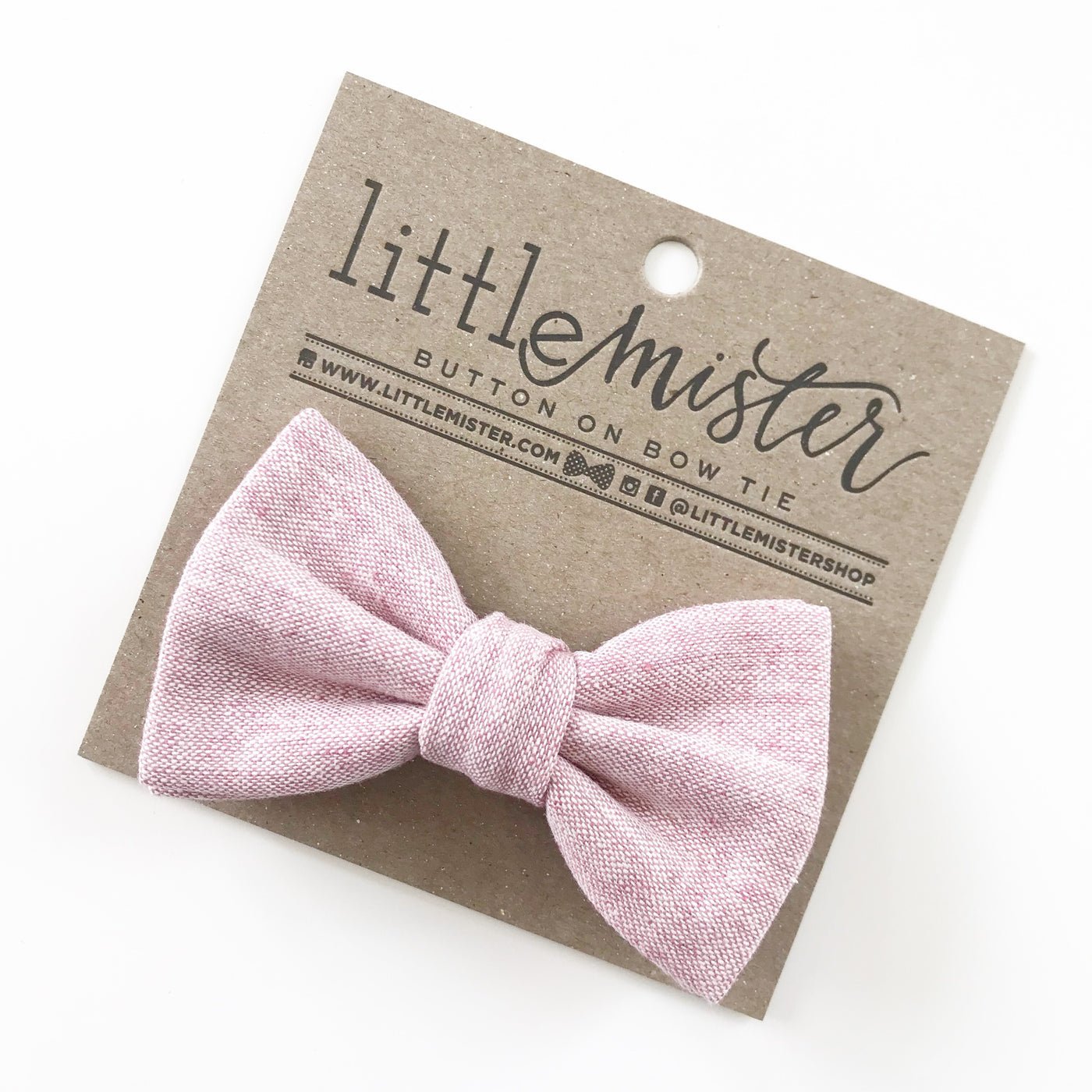 Button On Bow Tie - Wild Child Hat CoLittle MistersBow Tie