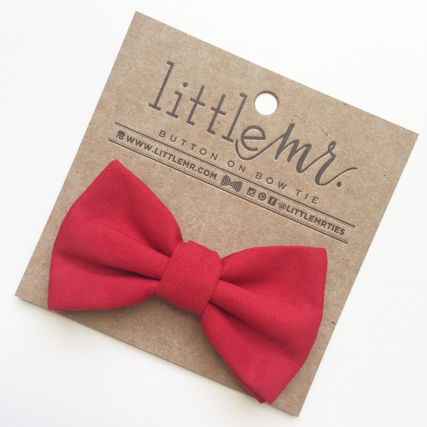 Button On Bow Tie - Wild Child Hat CoLittle MistersBow Tie