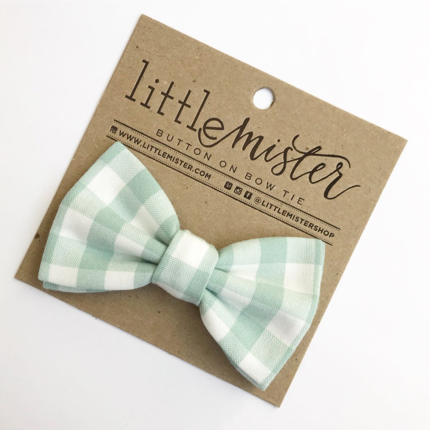 Button On Bow Tie - Wild Child Hat CoLittle MistersBow Tie