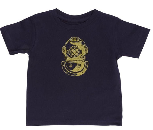 Diver's Helmet Toddler Graphic Tee - Wild Child Hat CoCinder & SaltShirt