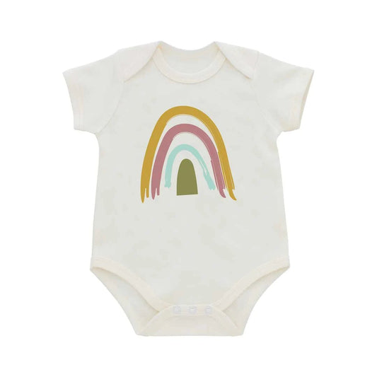 Earthtone Rainbow Baby Onesie - Wild Child Hat CoEmerson and FriendsOnesie