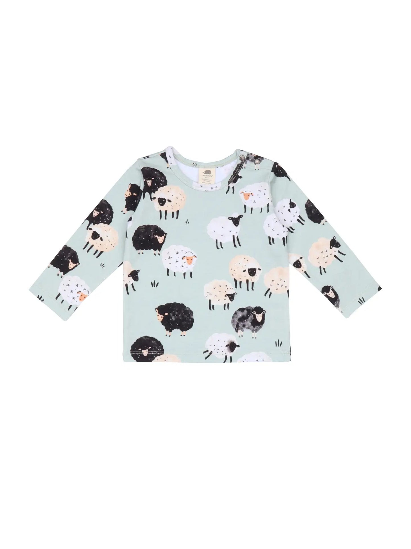 Fluffy Sheep Long-sleeve Shirt - Wild Child Hat CoWalkiddyShirt