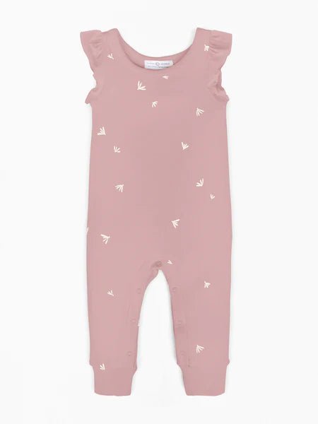 Flutter Sleeve Romper - Wild Child Hat CoColored OrganicsOnesie