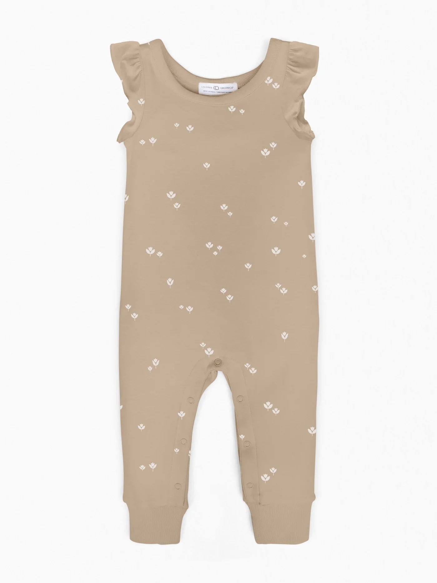 Flutter Sleeve Romper - Wild Child Hat CoColored OrganicsOnesie
