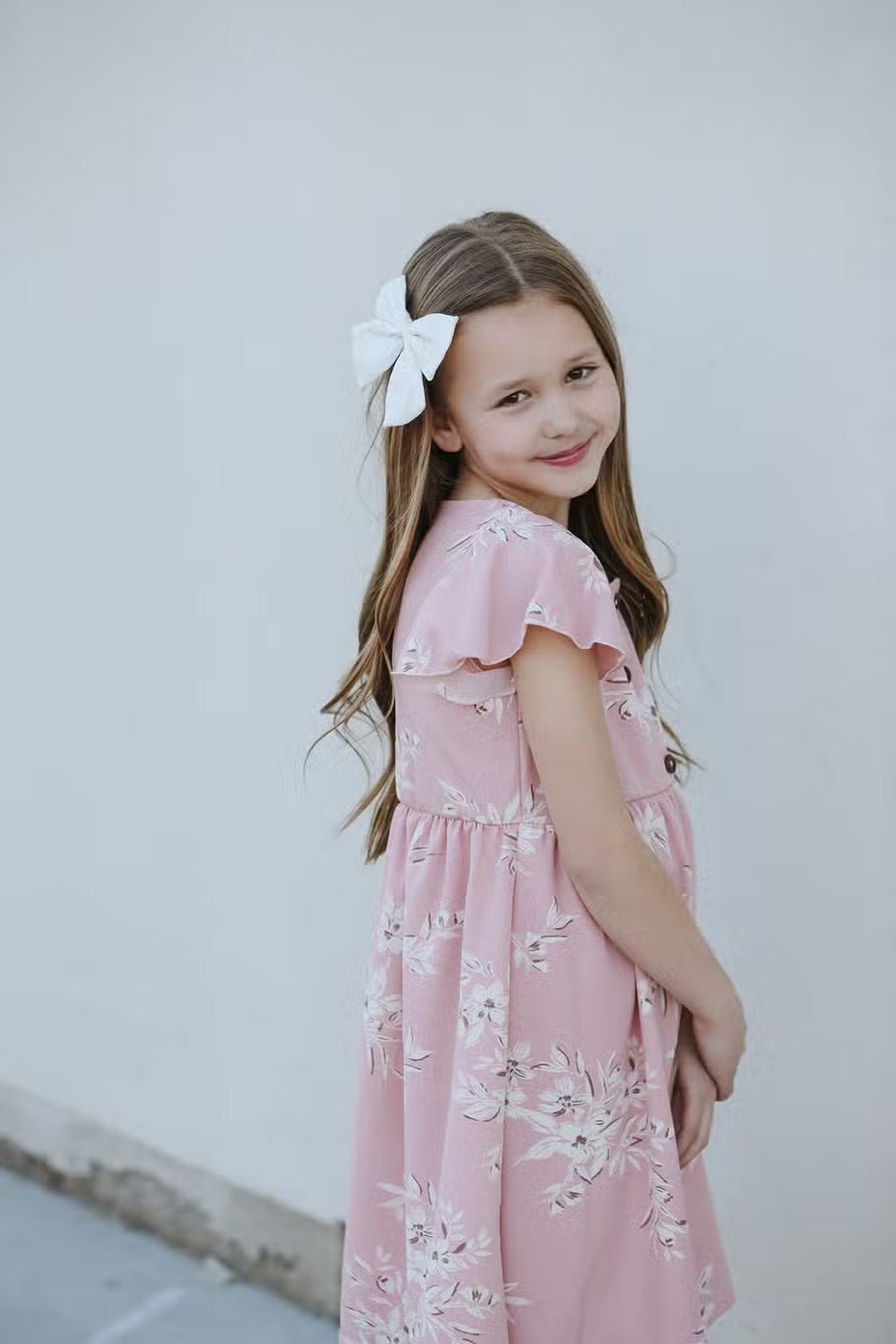 Mia Pink Floral Dress - Wild Child Hat CoNavy FieldsDress