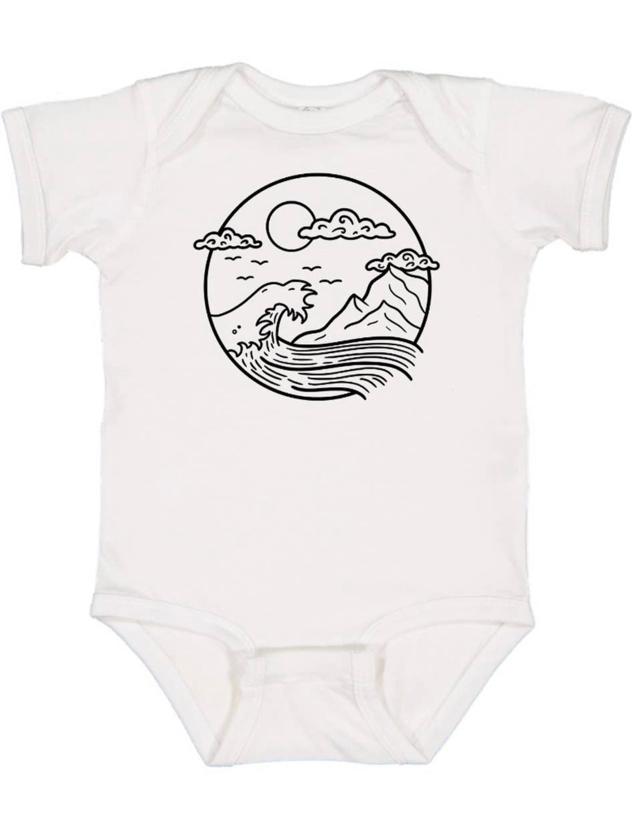 Mountains and Moon Bodysuit