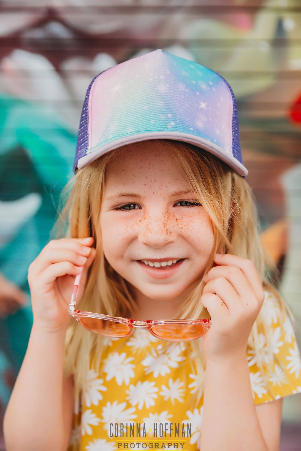 Purple Rainbow Trucker Hat - Wild Child Hat CoWild Child Hat Co