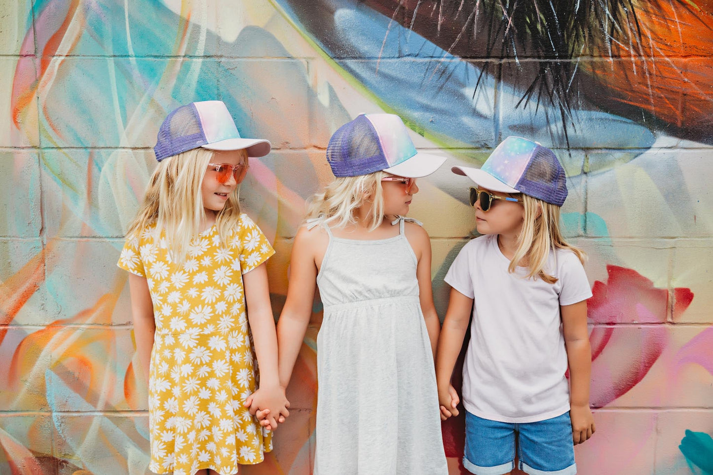 Purple Rainbow Trucker Hat - Wild Child Hat CoWild Child Hat Co