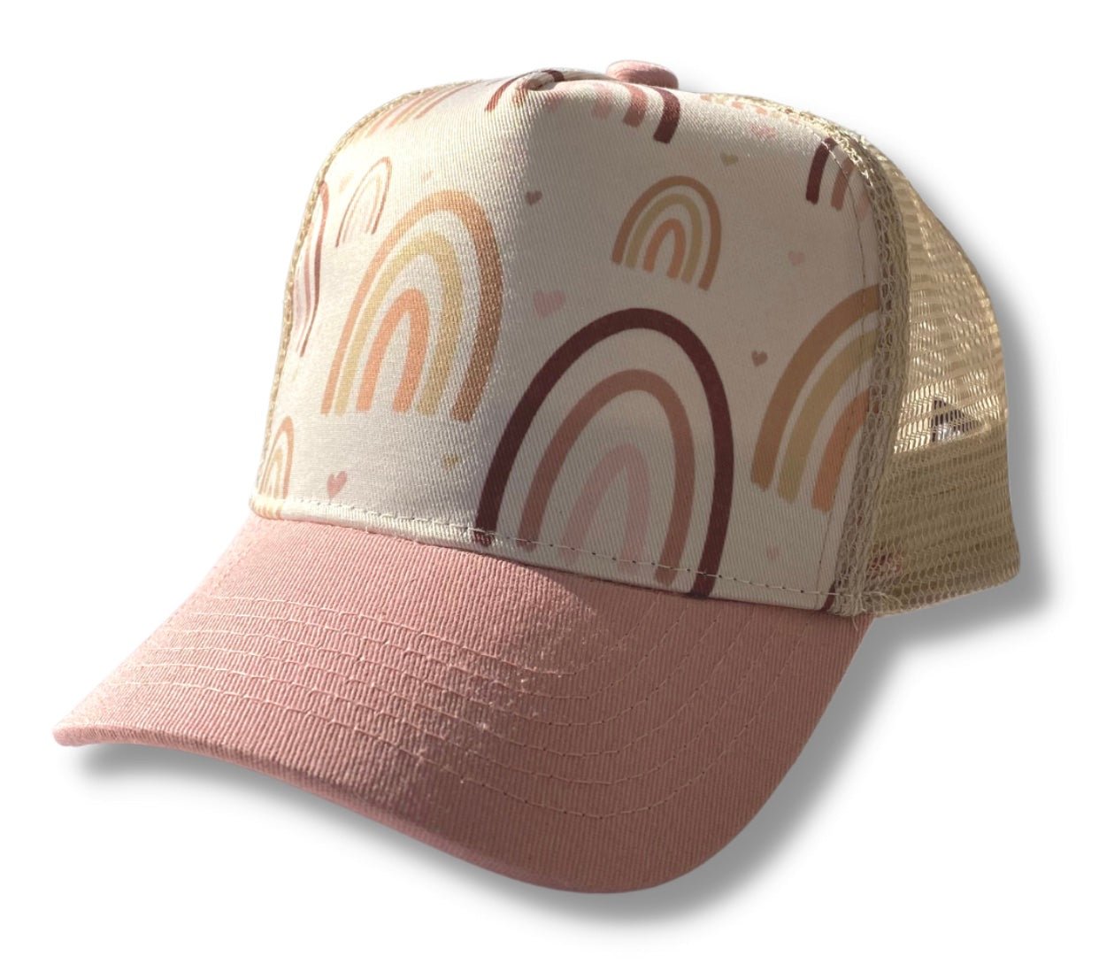 Rose Rainbow Trucker Hat - Wild Child Hat CoWild Child Hat Co