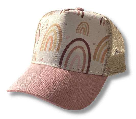 Rose Rainbow Trucker Hat - Wild Child Hat CoWild Child Hat Co