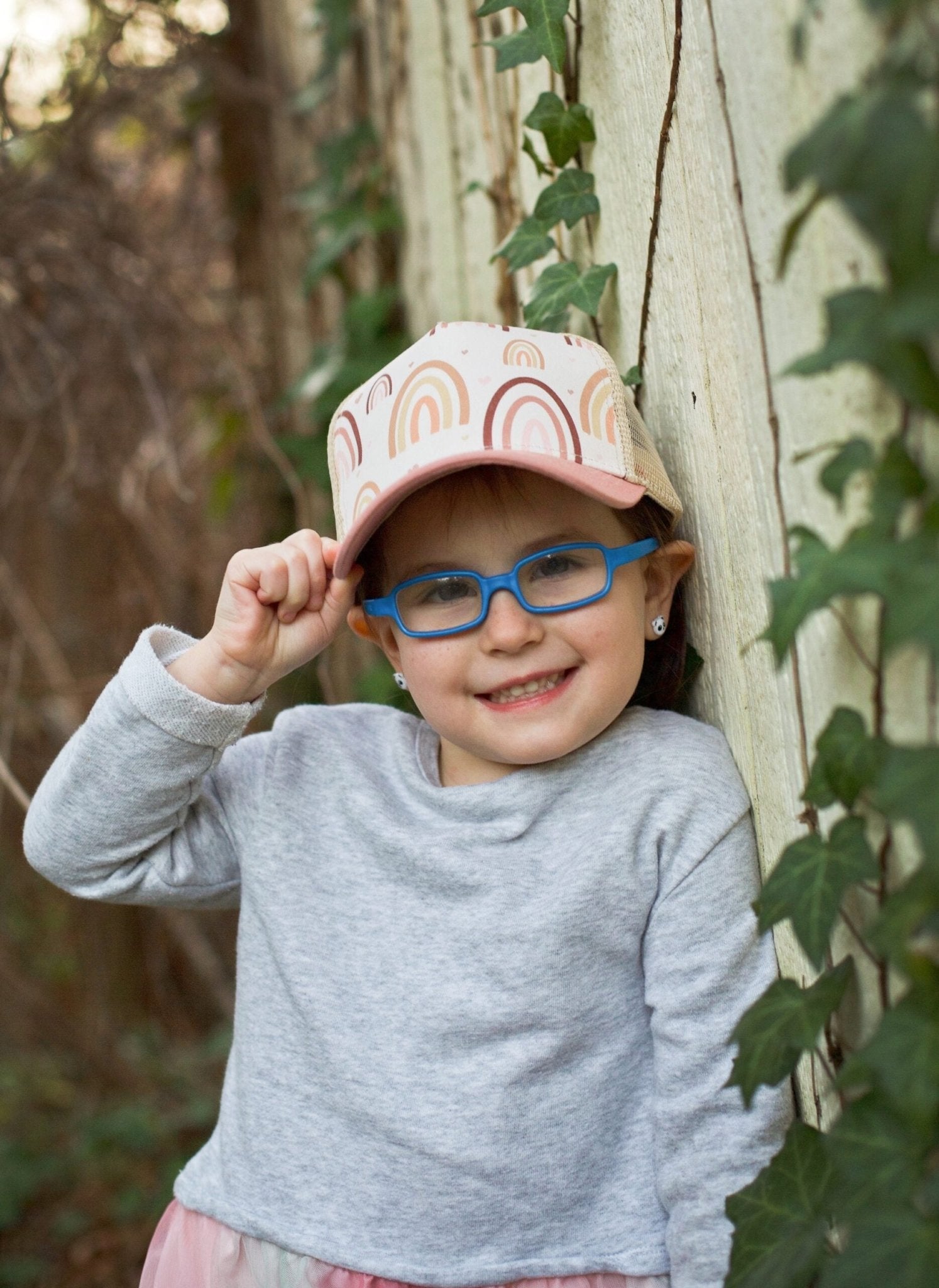 Rose Rainbow Trucker Hat - Wild Child Hat CoWild Child Hat Co
