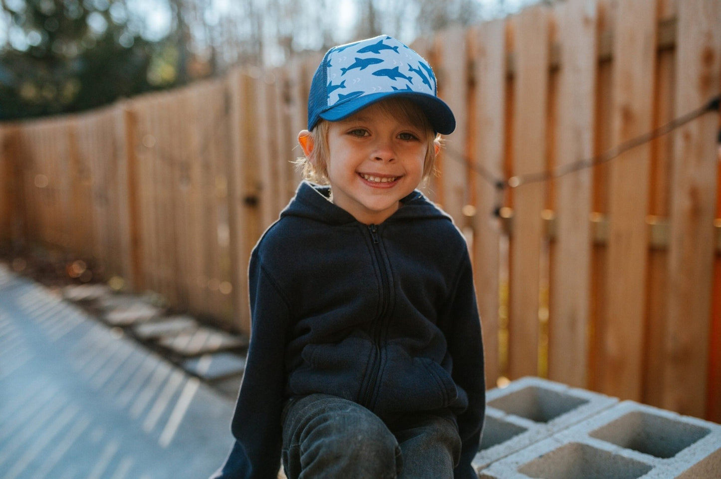 Shark Trucker Hat - Wild Child Hat CoWild Child Hat Co