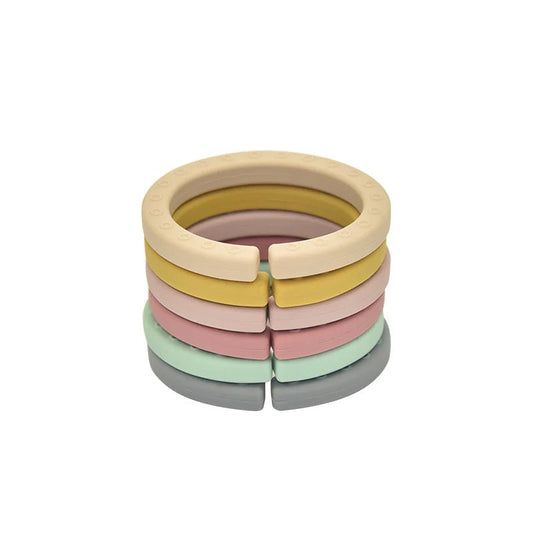 Silicone Toy Link Ring Teether - Wild Child Hat CoLittle TeetherTeether
