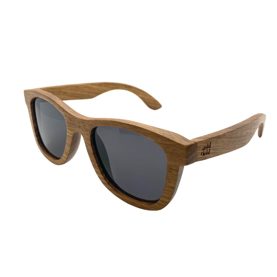 Zebra Wood with Black Lenses - Wild Child Hat CoWild Child Hat CoSunglasses