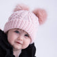 Blush Pink Fluffer Beanie Hat Baby & Kids - Wild Child Hat CoHuggalugs