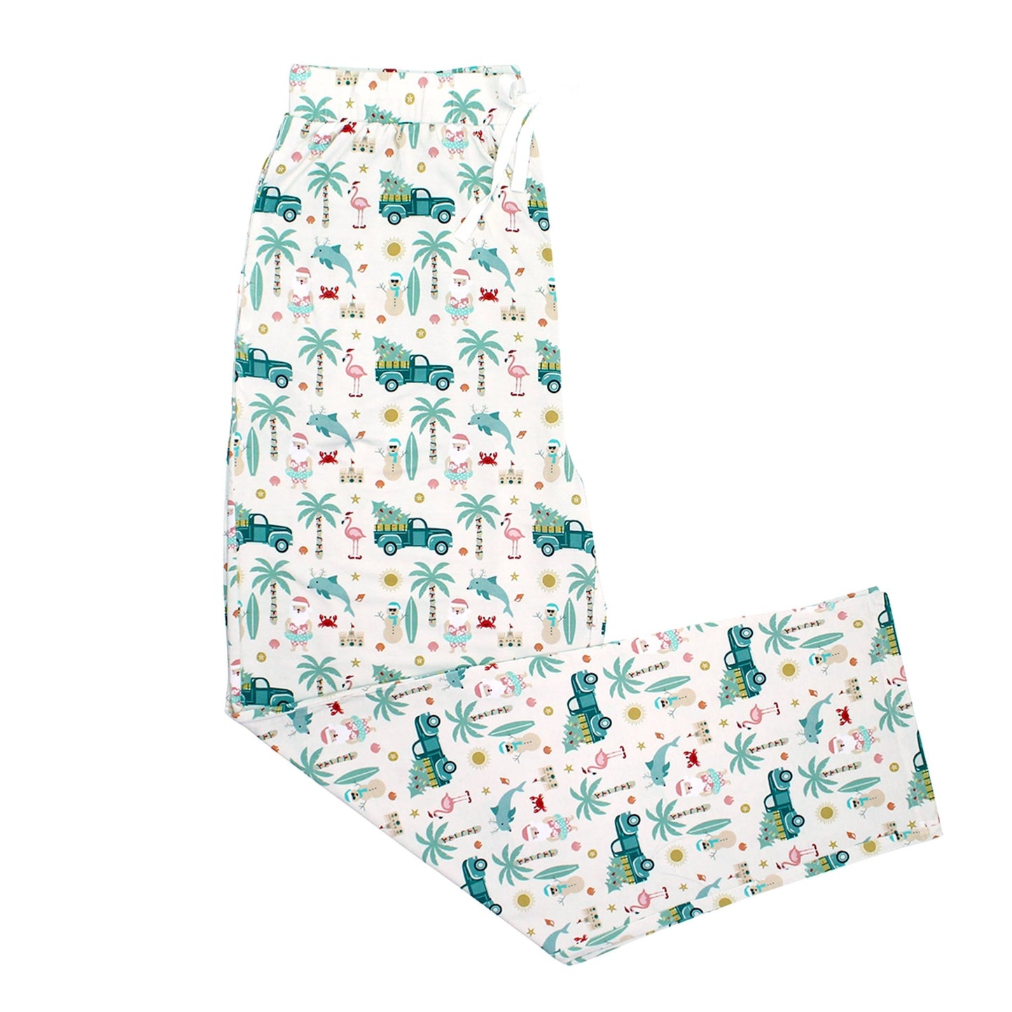 Coastal Christmas Adult Bamboo Pajama Relaxed Lounge Pants - Wild Child Hat CoEmerson and Friends