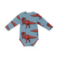 Dino Long Sleeved Onesie - Wild Child Hat CoThe Striped CatOnesie