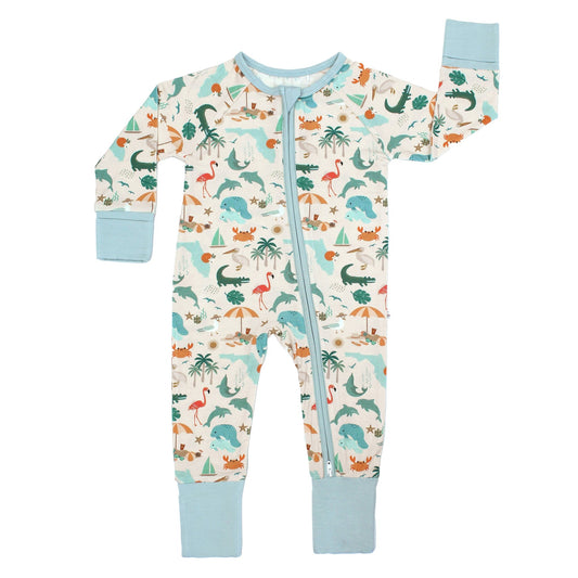 Explore Florida Souvenir Bamboo Convertible Baby Pajamas - Wild Child Hat CoEmerson and FriendsPajamas