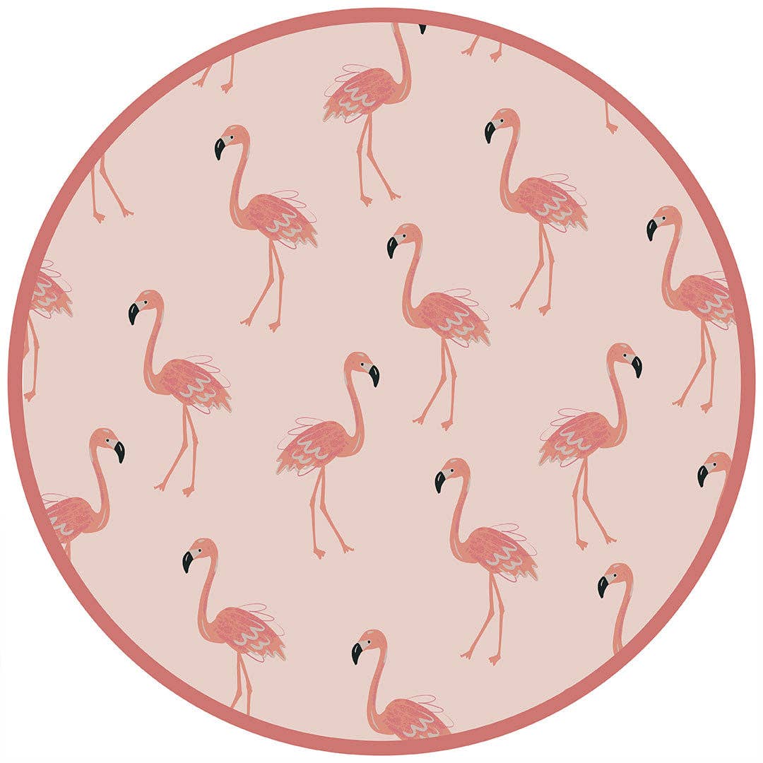 Fancy Flamingos Pink Bamboo Baby Pajamas Convertible Sleeper - Wild Child Hat CoEmerson and FriendsPajamas