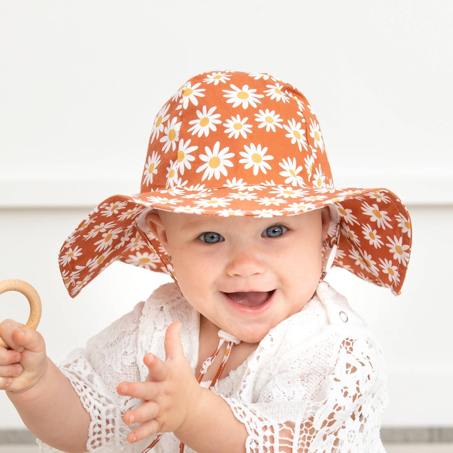 Ginger Daisy Sunhat UPF 50+ Baby & Toddler - Wild Child Hat CoHuggalugsSun Hat