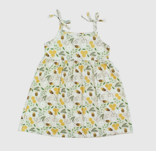 Happy Honey Bee Bamboo Summer Sundress - Wild Child Hat CoEmerson and FriendsDress