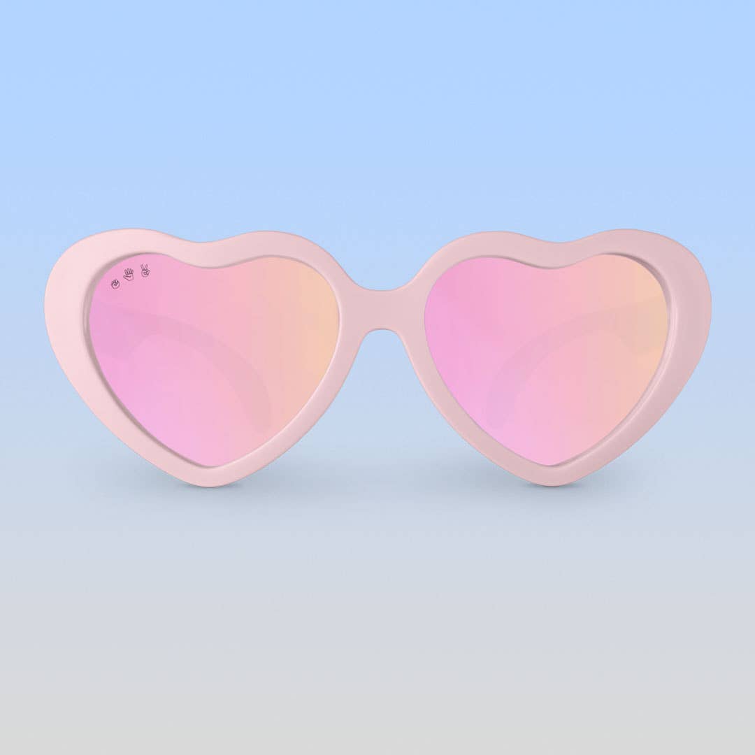 Heart Sunglasses | Peach - Wild Child Hat CoRoshambo Eyewear