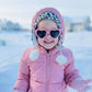 Heart Sunglasses | Peach - Wild Child Hat CoRoshambo Eyewear