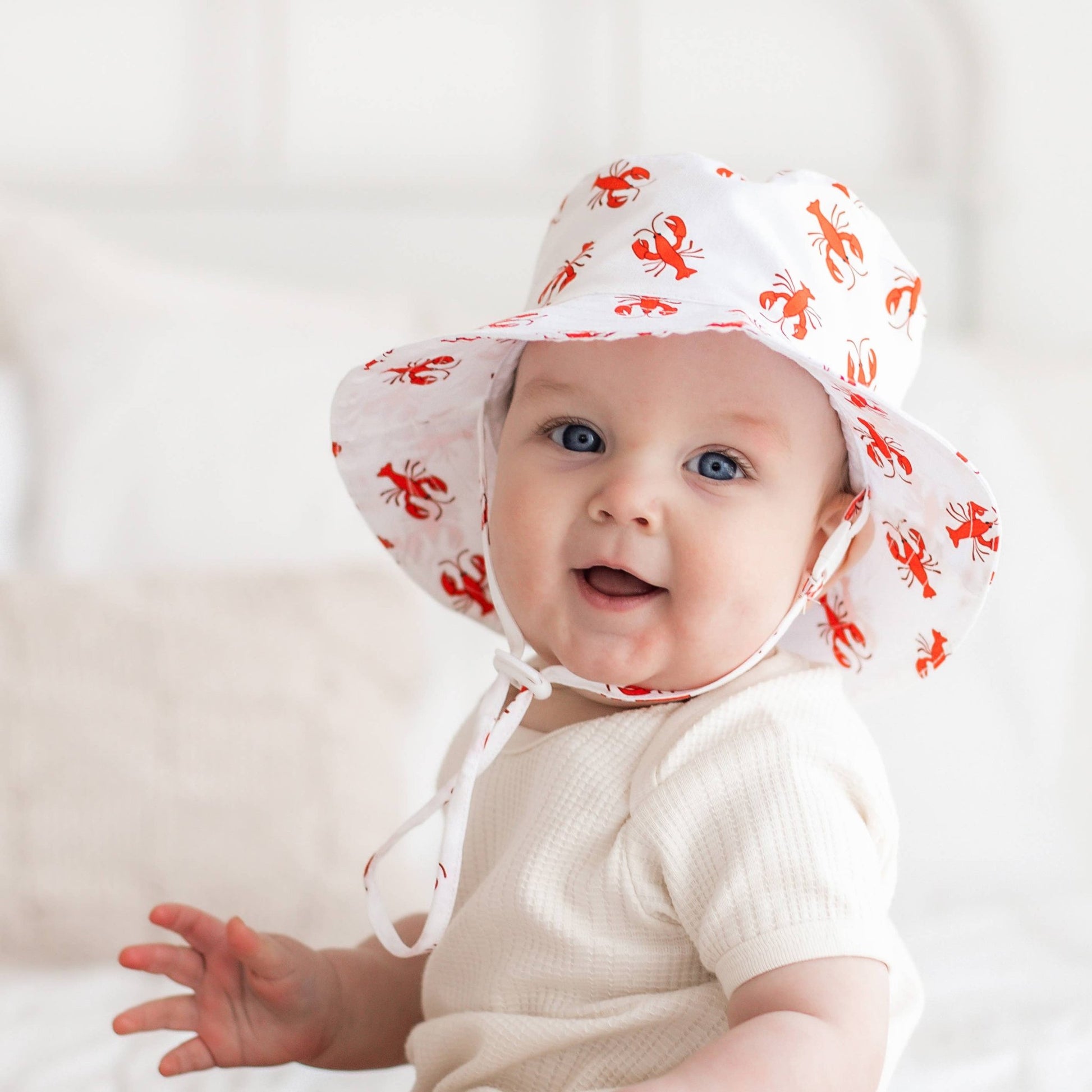 Lobster Bucket Hat UPF 50+ Baby & Toddler - Wild Child Hat CoHuggalugsSun Hat