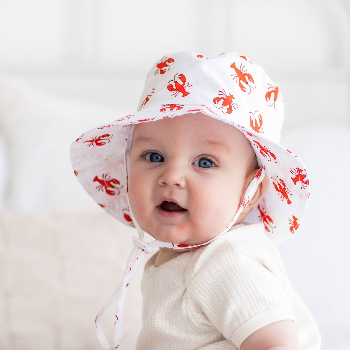 Lobster Bucket Hat UPF 50+ Baby & Toddler - Wild Child Hat CoHuggalugsSun Hat