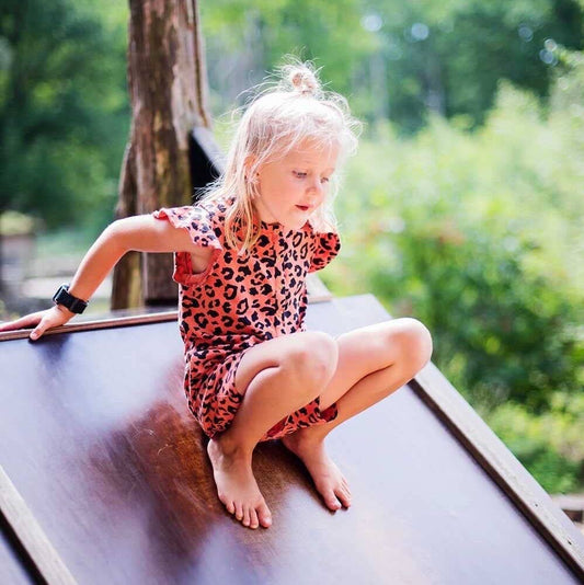 Nikita playsuit leo taches AOP - Wild Child Hat CoThe Striped Cat