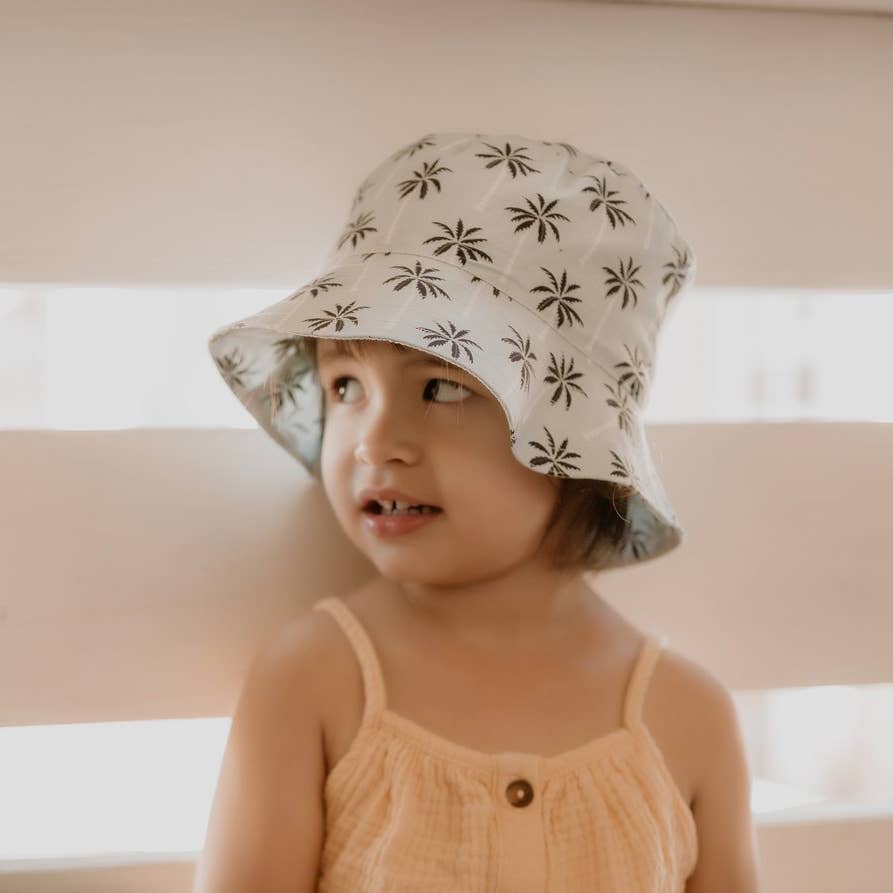 Palms Bucket Hat UPF 50+ Baby & Toddler - Wild Child Hat CoHuggalugsSun Hat