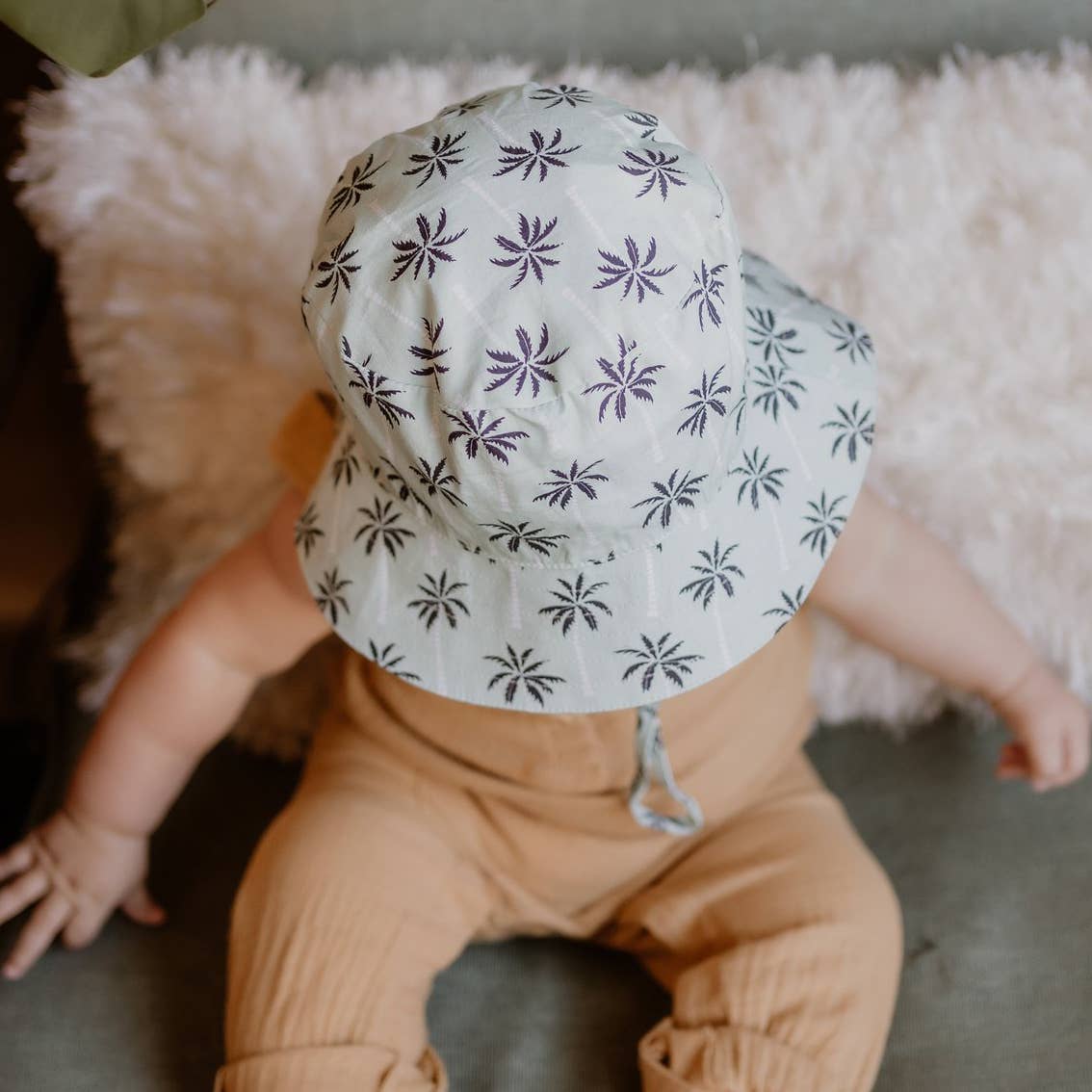 Palms Bucket Hat UPF 50+ Baby & Toddler - Wild Child Hat CoHuggalugsSun Hat