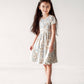 Puff Sleeve Twirl Dress - Hydrangea - Wild Child Hat CoCity Mouse Studio