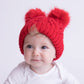Red Fluffer Beanie Hat Baby & Kids - Wild Child Hat CoHuggalugs